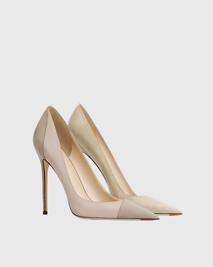 Robin Beige Splicing Pumps