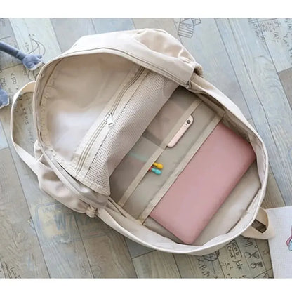 FlexPack Solid Color School Backpack