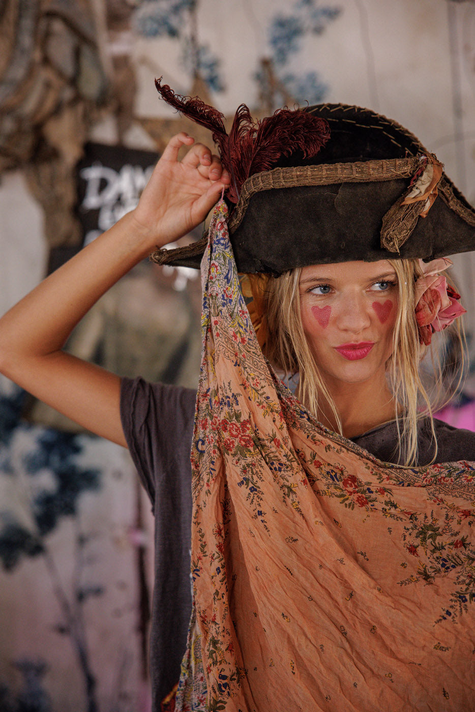 Agathe French Floral Scarf