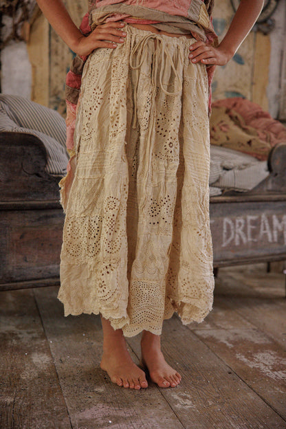 Eyelet Patchwork Pissarro Skirt