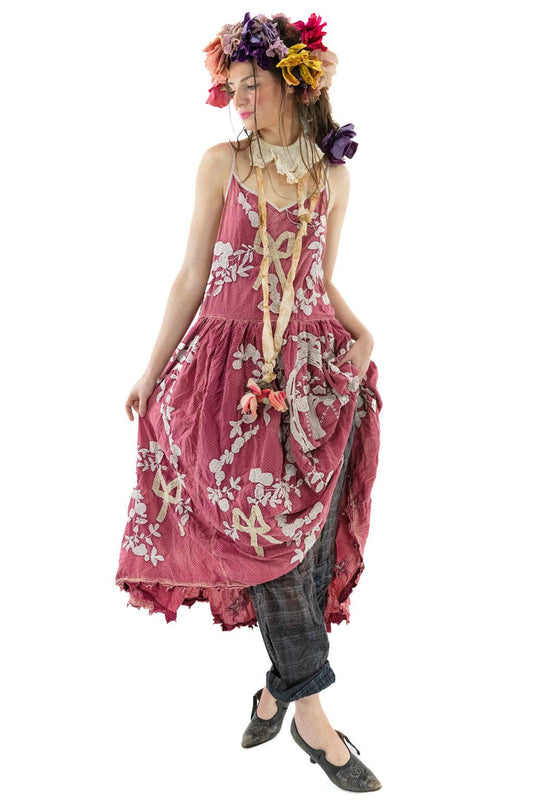Floral Appliqué Oeuvre Slip
