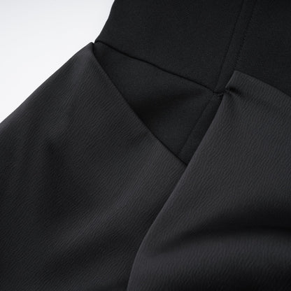 Lanetta bowknot asymmetrical dress