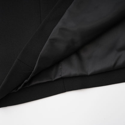 Magali black hourglass mini dress