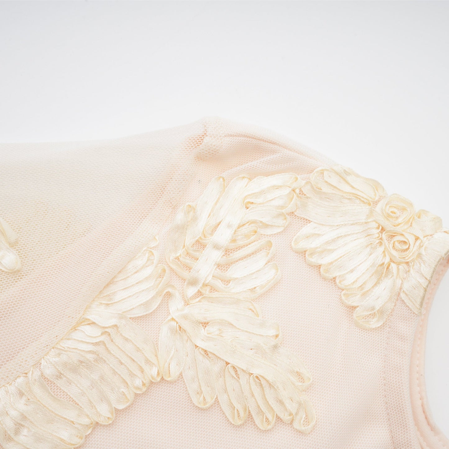 Nalini floral-embroidered open-back dress