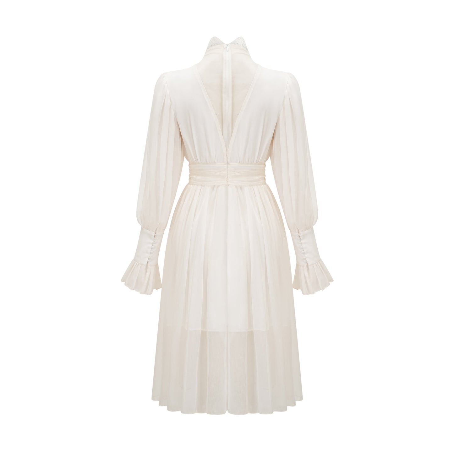 Mirage lace-detail embellished dress