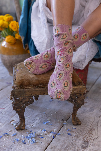 Floral Lil' Dipper Socks