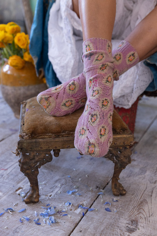 Floral Lil' Dipper Socks