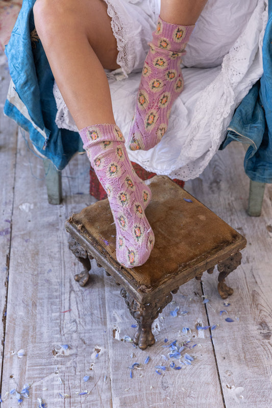 Floral Lil' Dipper Socks