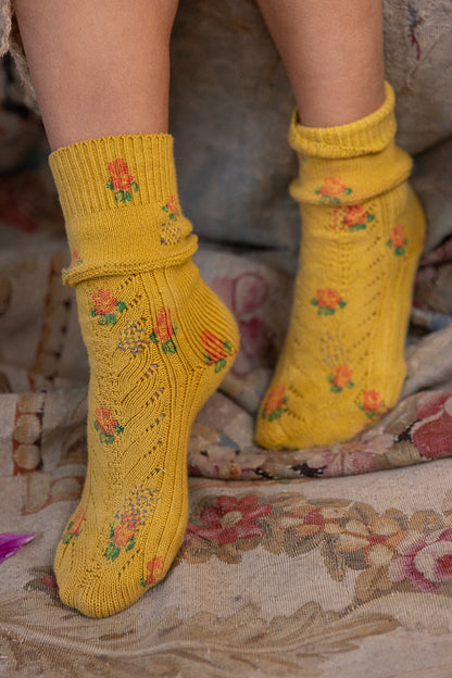 Floral Lil' Dipper Socks