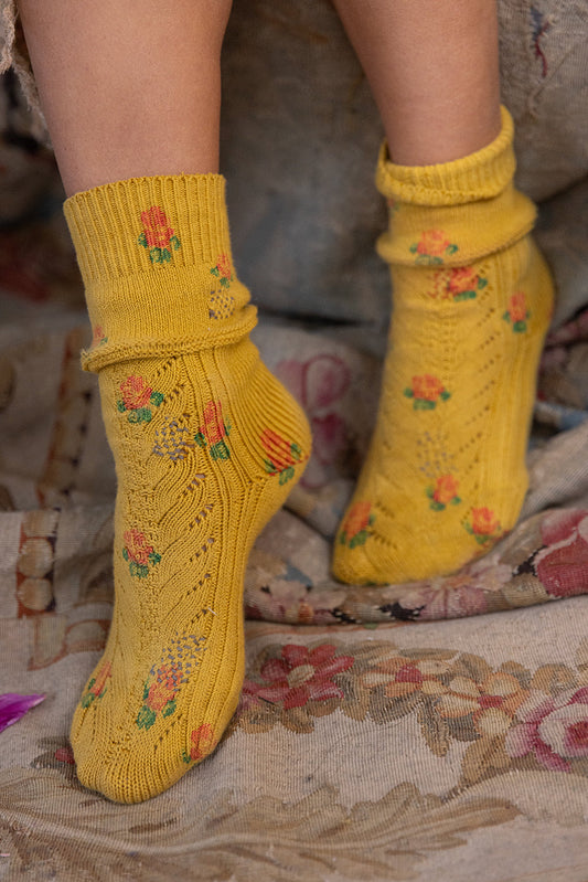 Floral Lil' Dipper Socks