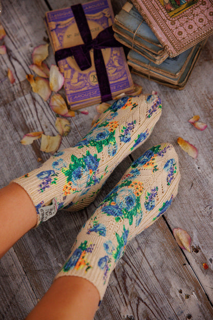 Floral Lil' Dipper Socks