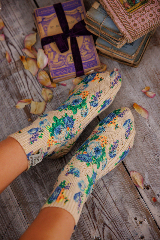 Floral Lil' Dipper Socks