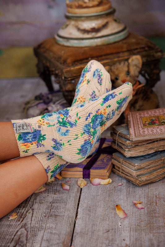 Floral Lil' Dipper Socks
