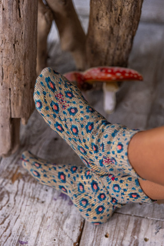 Floral Lil' Dipper Socks
