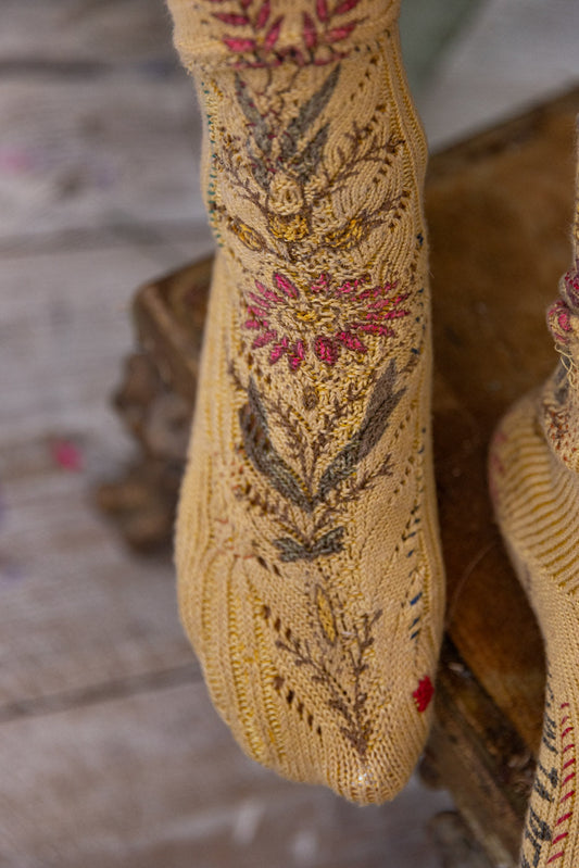 Floral Lil' Dipper Socks