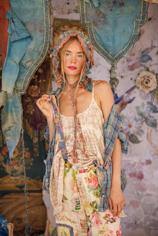 Embroidered Floral Shae Suspenders