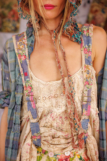Embroidered Floral Shae Suspenders