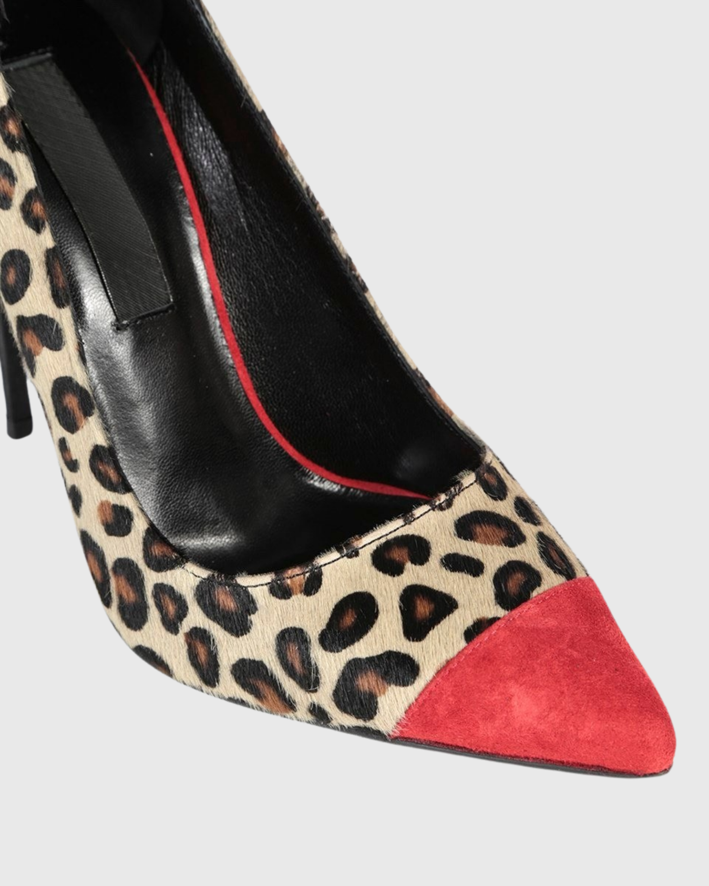 Skye Leopard Print Colorblock Panel Pumps