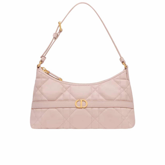 DIOR MISS CARO CIGALE MINI BAG POWDER PINK 23CM S5232UHAG M413