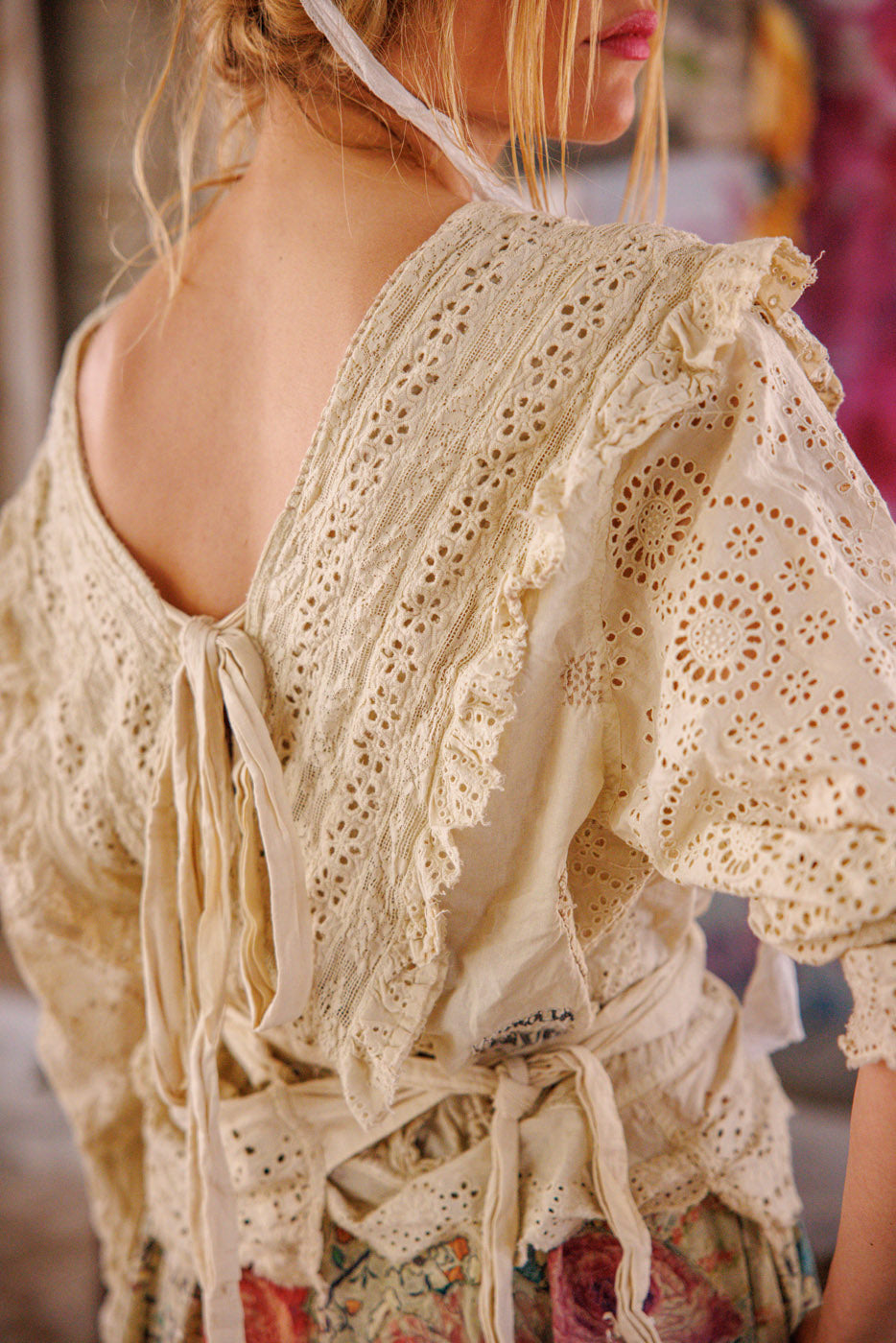 Eyelet Rosario Blouse