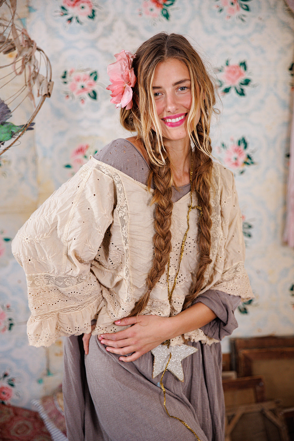 Eyelet Rosemary Blouse