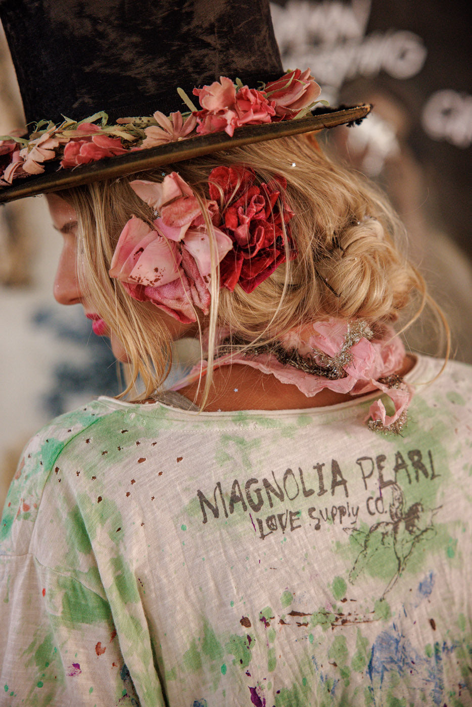 Floral Songbird Art Class Tee