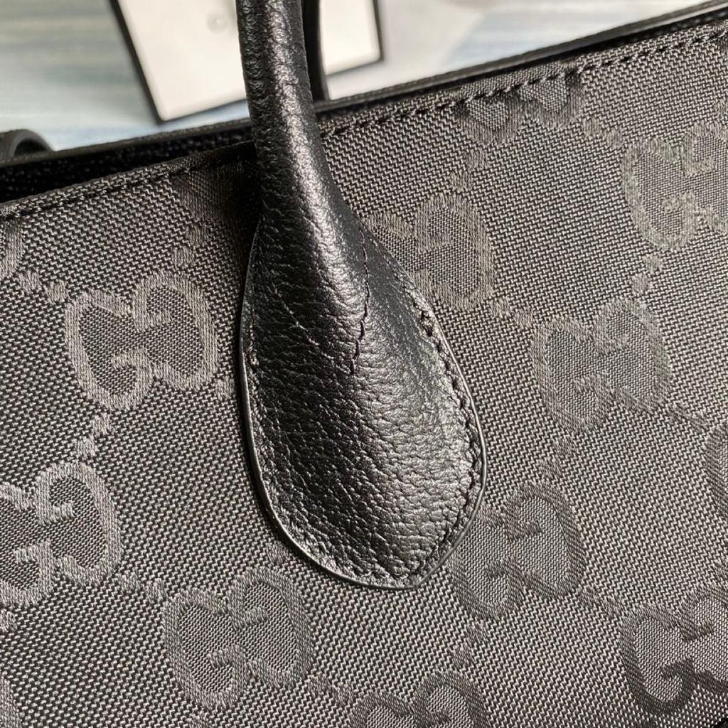gg Off The Grid Tote Bag Black gg Nylon For Women  17in/43cm gg 630353 H9HAN 1000