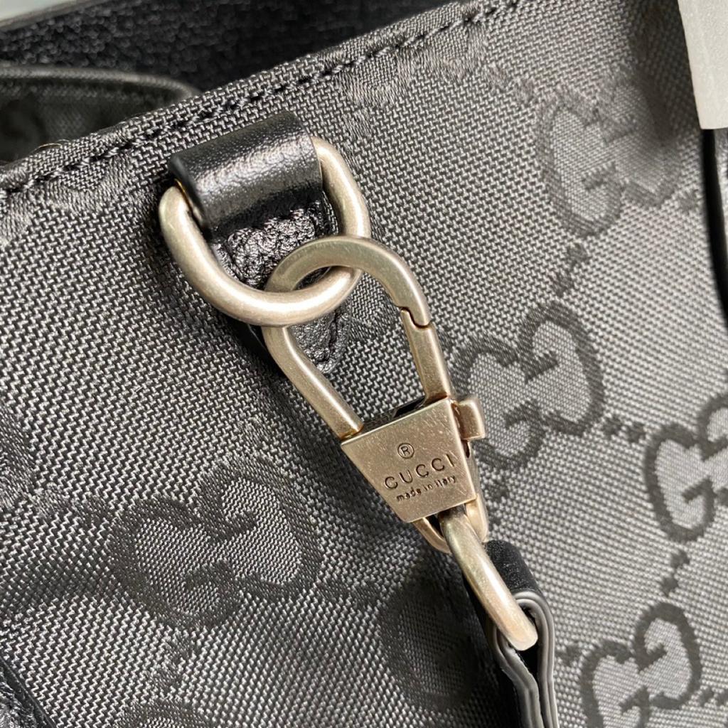gg Off The Grid Tote Bag Black gg Nylon For Women  17in/43cm gg 630353 H9HAN 1000