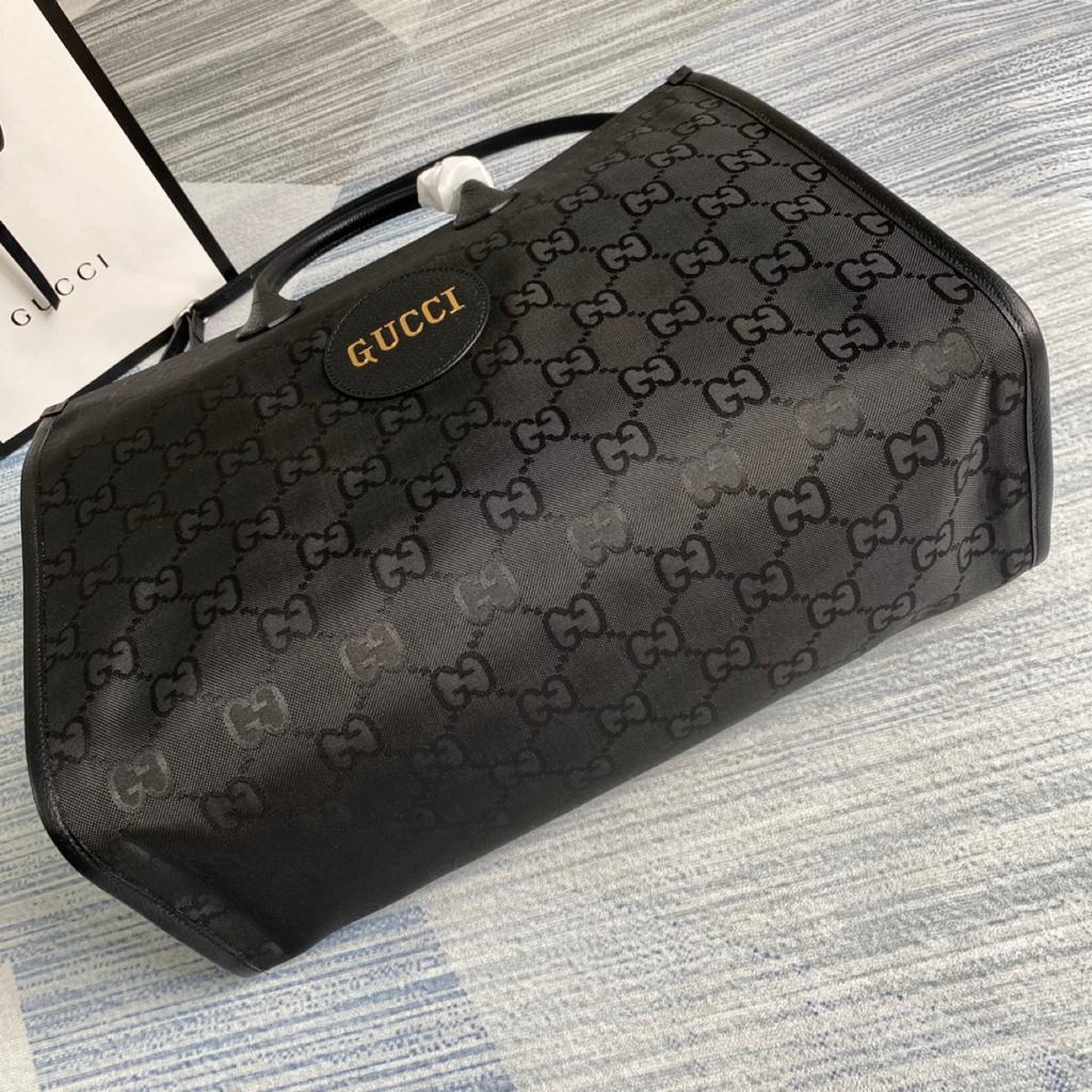 gg Off The Grid Tote Bag Black gg Nylon For Women  17in/43cm gg 630353 H9HAN 1000