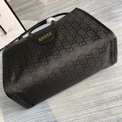 gg Off The Grid Tote Bag Black gg Nylon For Women  17in/43cm gg 630353 H9HAN 1000