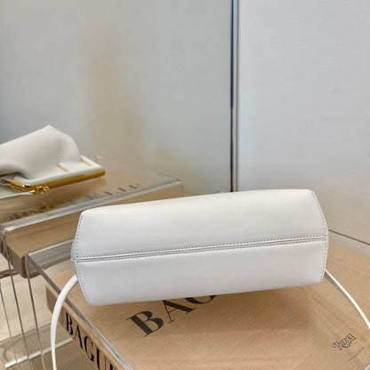 FI First Small White For Women, HandBags, Shoulder And Crossbody Bags 10.2in/26cm FF 8BP129ABVEF1C76