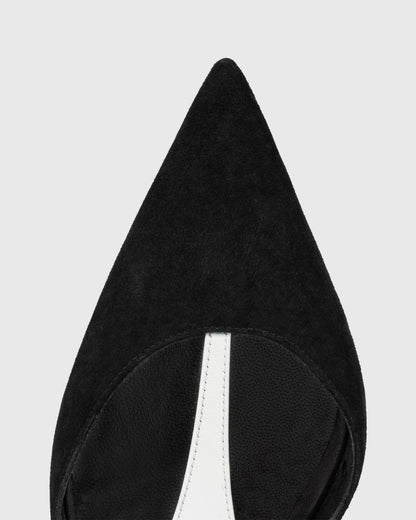 Zaccai Halter Neck Velvet Pumps