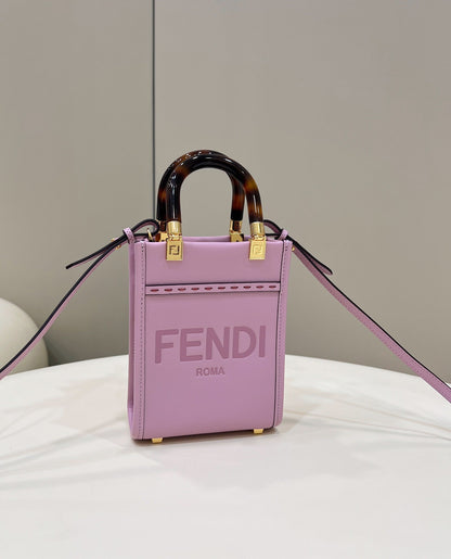 FI Sunshine Shopper Lilac Mini Bag For Woman 13cm/5in