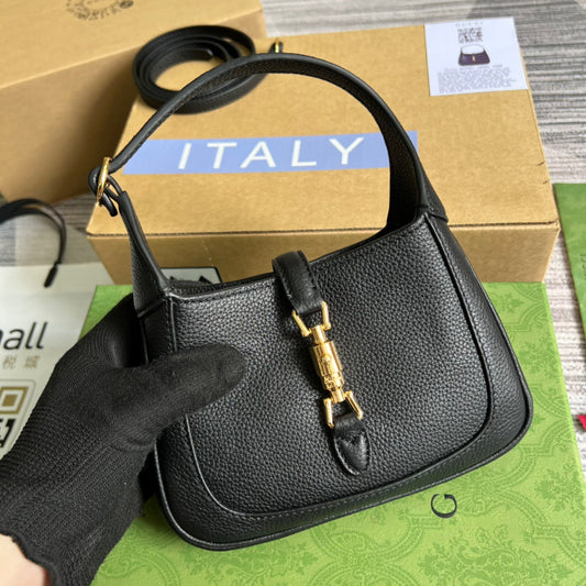 gg Jackie 1961 Mini Shoulder Bag Black For Women, Women&#8217;s Bags 7.5in/19cm gg ‎637091 10O0G 1000