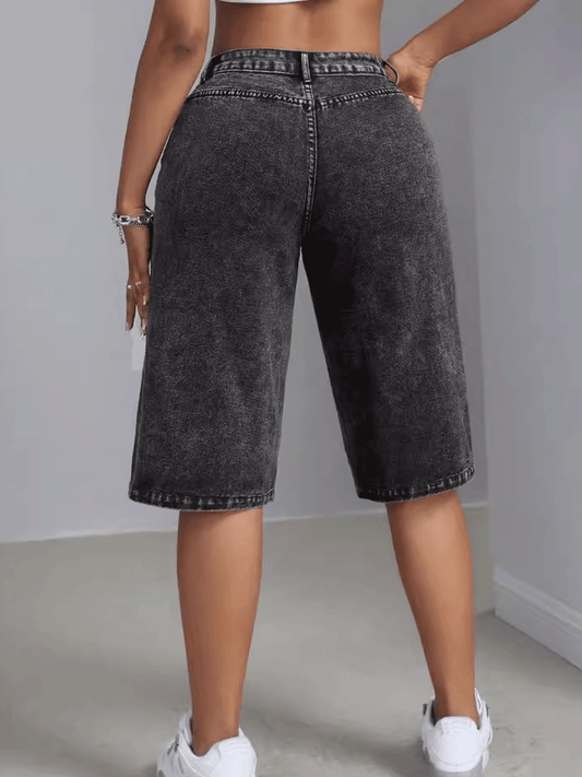 Fashion Breeches Denim Shorts