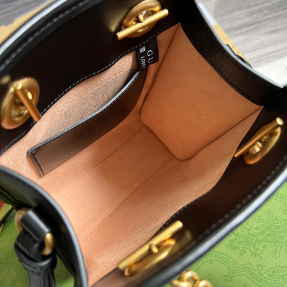 gg Marmont Matelasse Mini Bag Black For Women, Women&#8217;s Bags 7.5in/19cm gg ‎696123 DTDHT 1000