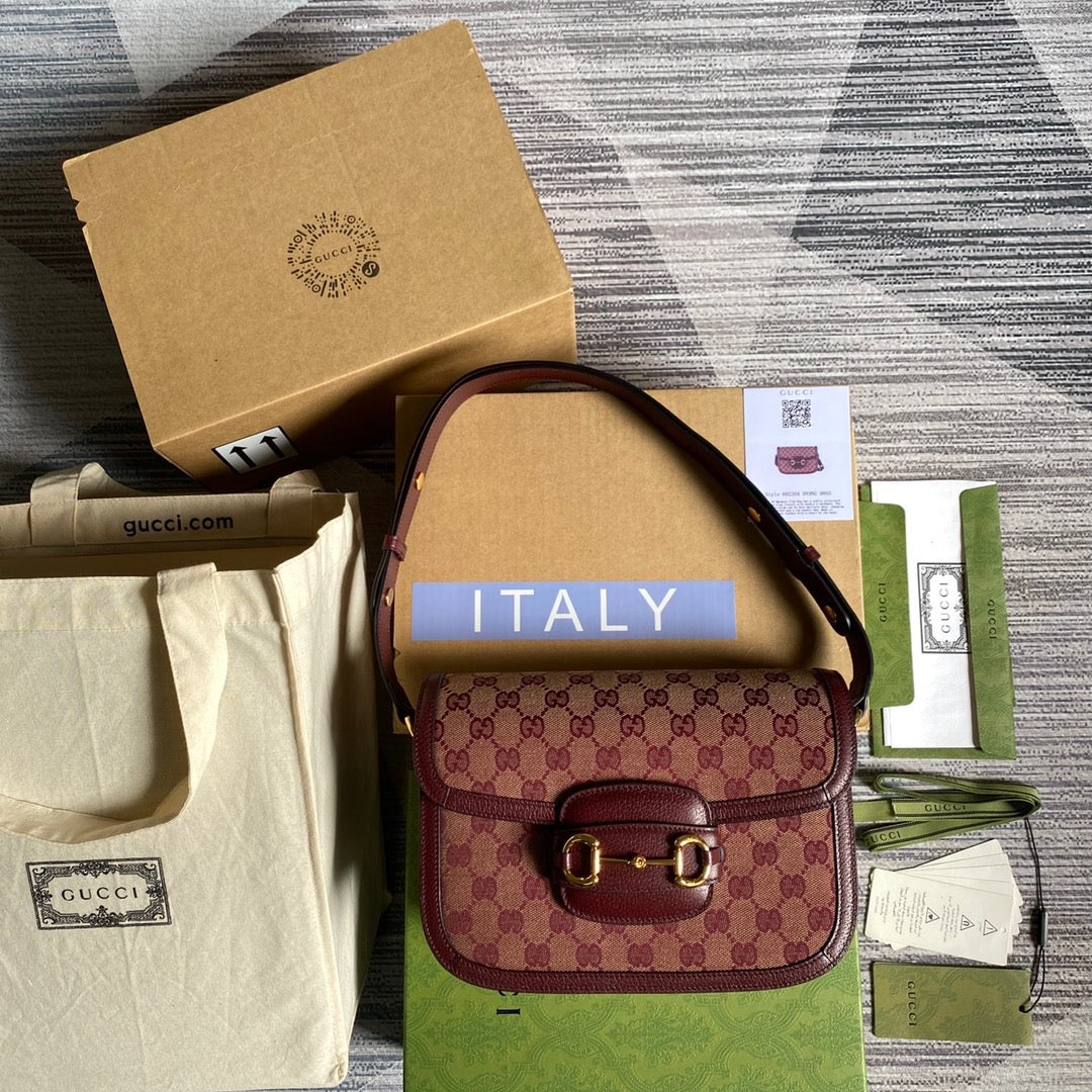 gg Horsebit 1955 Shoulder Bag Beige And Ivory For Women, Women&#8217;s Bags 9.8in/25cm gg