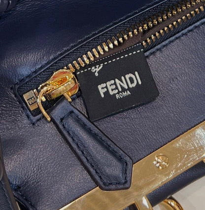 FI Mujer Peekaboo Iconic Navy Blue Bag For Woman 33cm/13in