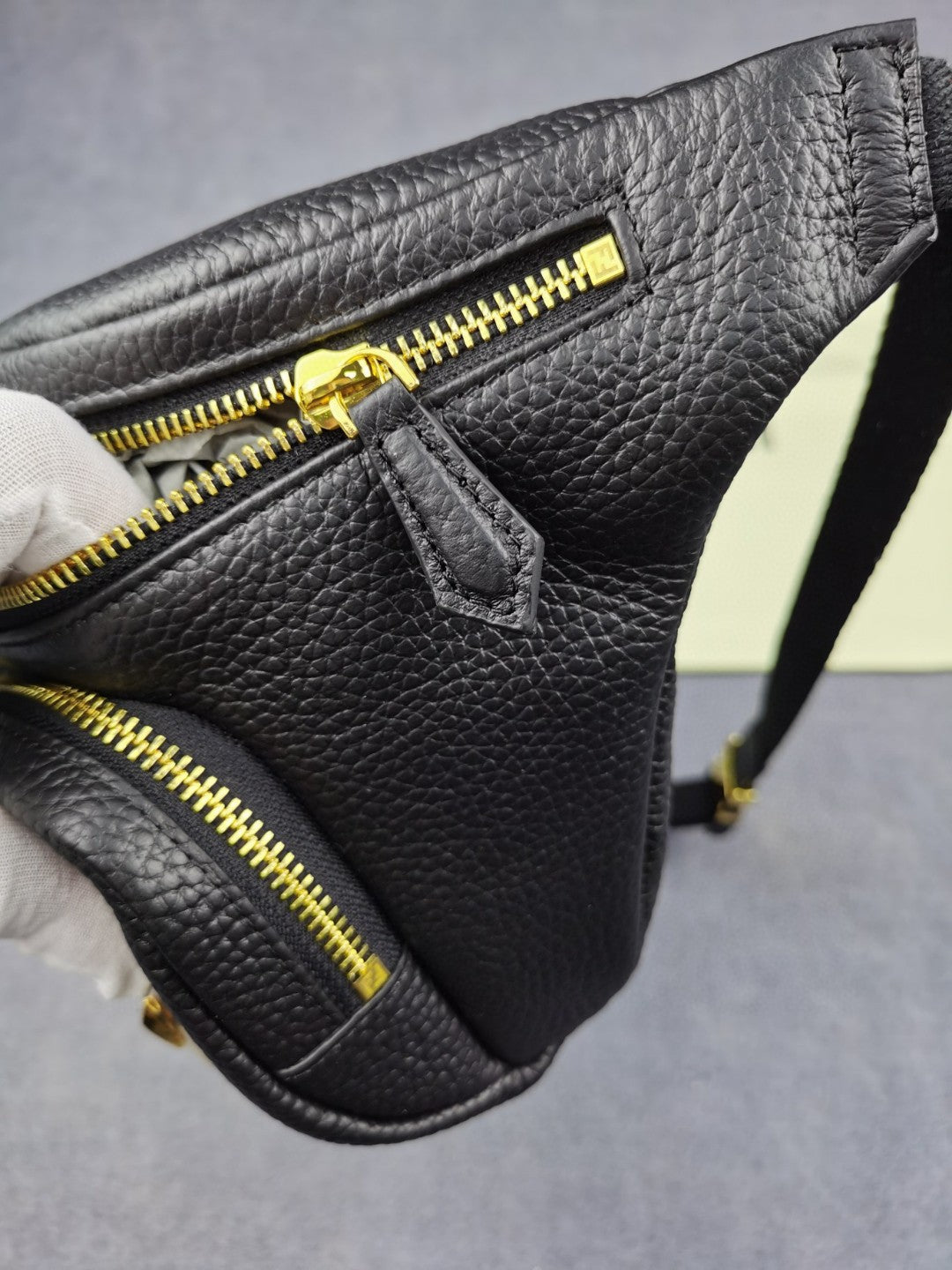 FI Little Monster Belt Bag Black For Men, Men&#8217;s Bag 7.9in/20cm FF