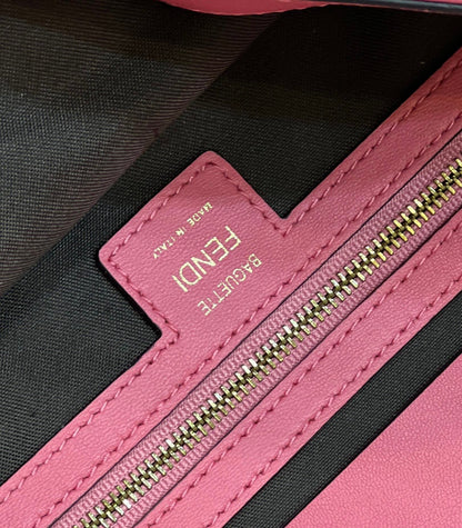 FI Baguette Pink For Women, Women’s Handbags, Shoulder And Crossbody Bags 10.6in/27cm FF 8BR600