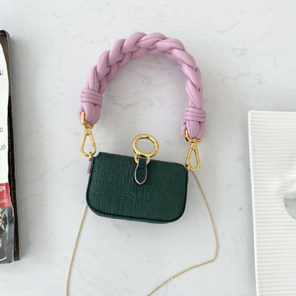 FI Nano Baguette Maxi Handle Pink and Green Bag For Woman 6.5cm/2.5in
