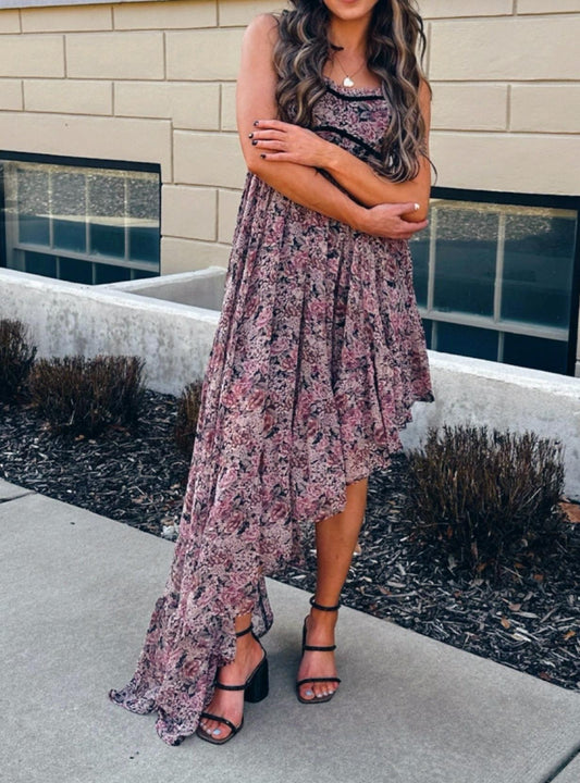 Dark Dahlia Maxi Dress