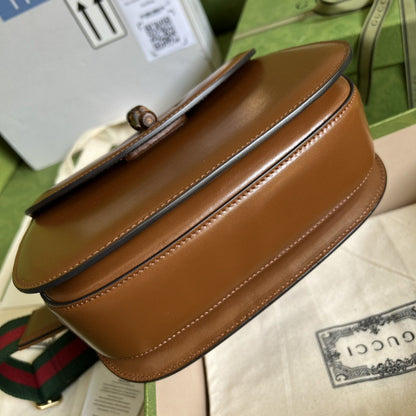 gg Bamboo 1947 Small Top Handle Bag Cuir  For Women 8,3in/21cm 675797 10ODT 2579