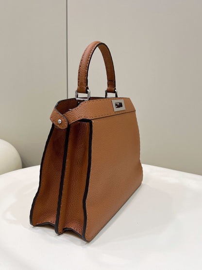 FI Peekaboo ISeeU Medium Bronze For Women, Handbags, Shoulder Bags 13.1in/33.5cm FF