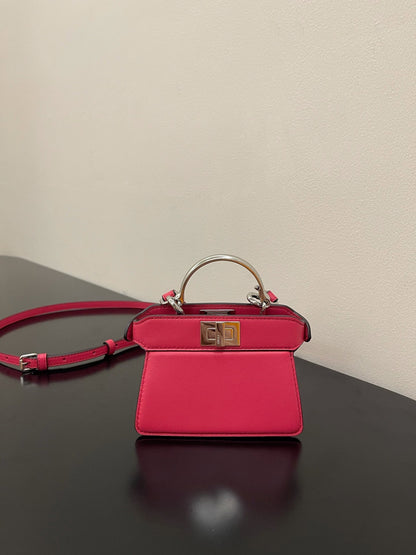 FI Peekaboo ISeeU Petite Pink Micro Bag For Woman 11cm/4.5in