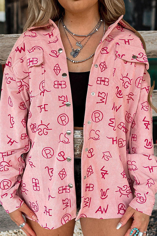Vintage Western Pictogram Jacket