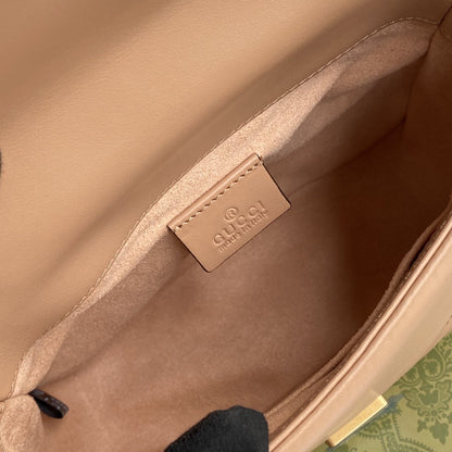 gg Marmont Mini Top Handle Bag Beige For Women, Women&#8217;s Bags 8.3in/21cm gg