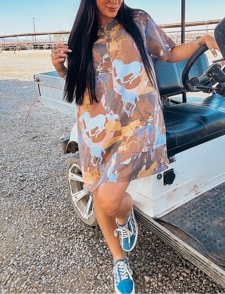 Pony Stack Dress