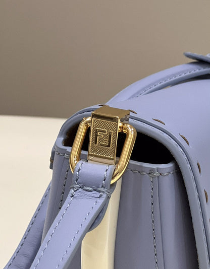 FI Moonlight Saddle Blue Bag For Woman 19cm/7.5in