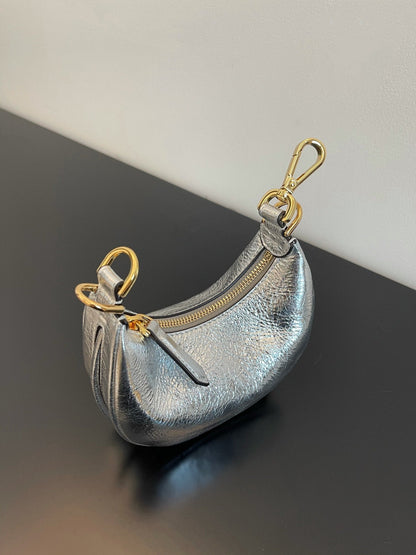 FI Nano FIgraphy Silver For Women, Handbags 6.7in/17cm FF 7AS089AISPF1HIC